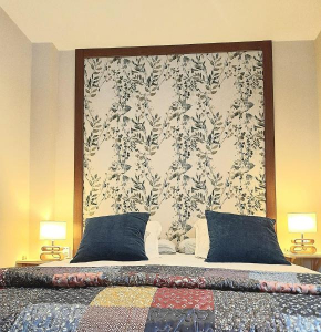 Apartamento con barbacoa y porche